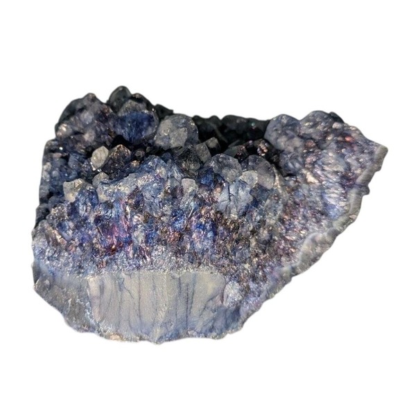 Blue Fluorite Quartz Crystal Cluster Brazil Over 2lbs Healing Rock Specimen - Picture 5 of 12